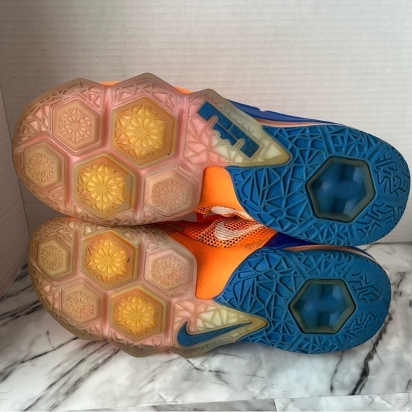 Nike Lebron 12 Low Cavs Classic. Men’s 10. Bright citrus white total orange soar - Picture 4 of 12